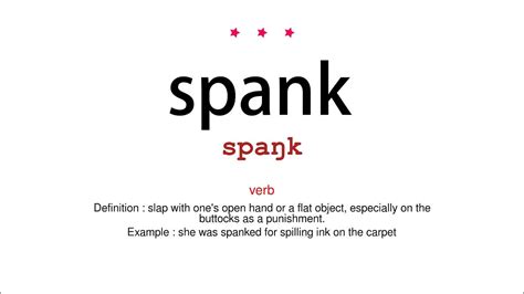 spanked traduction|spanking pronounce.